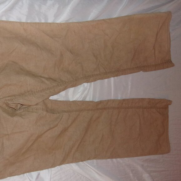 corduroy size 16 womens tan pants casual dress career wear stretch - Picture 5 of 6
